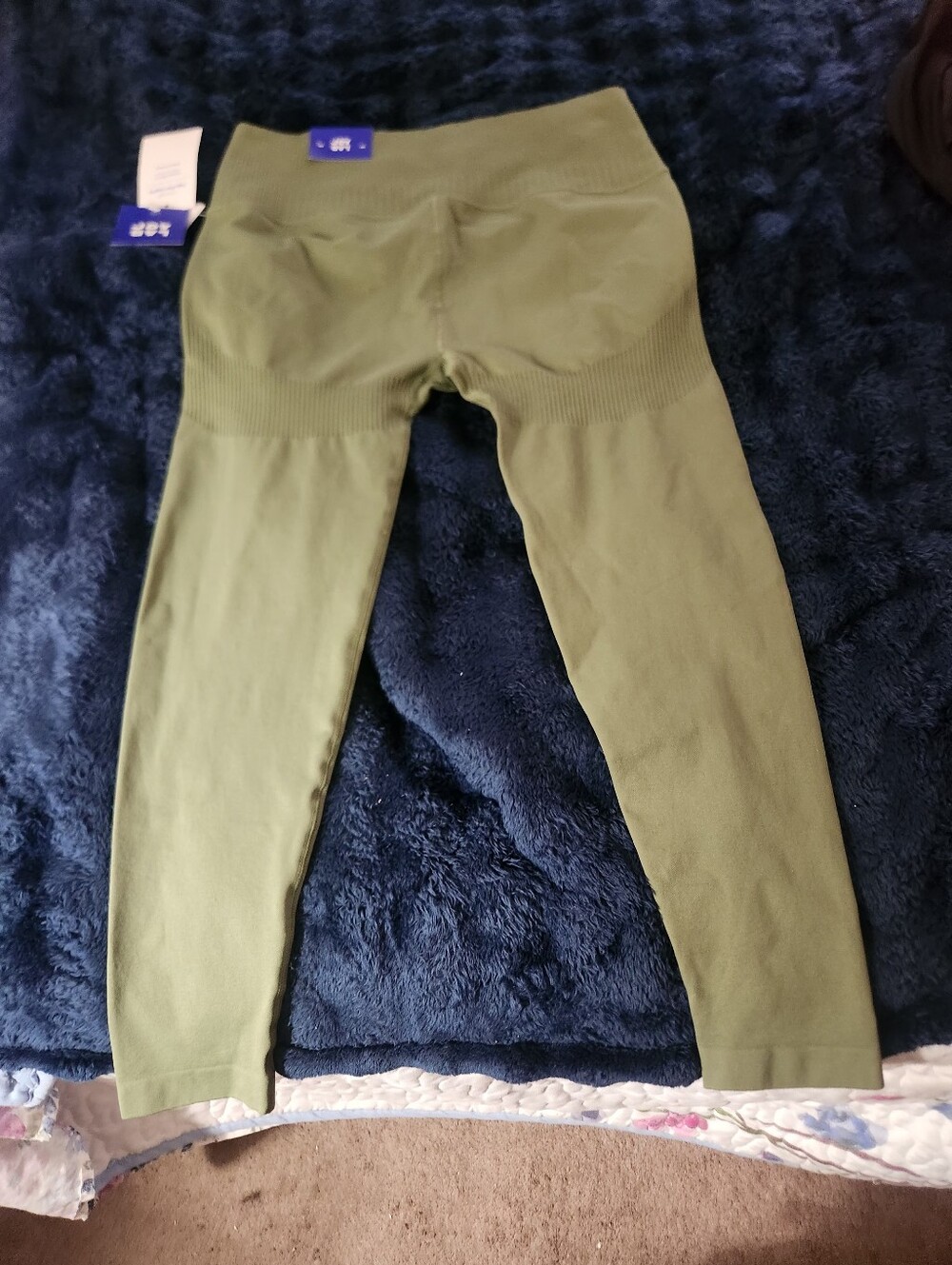 JoyLab Olive Ribbed Leggings - Picture 9 of 10